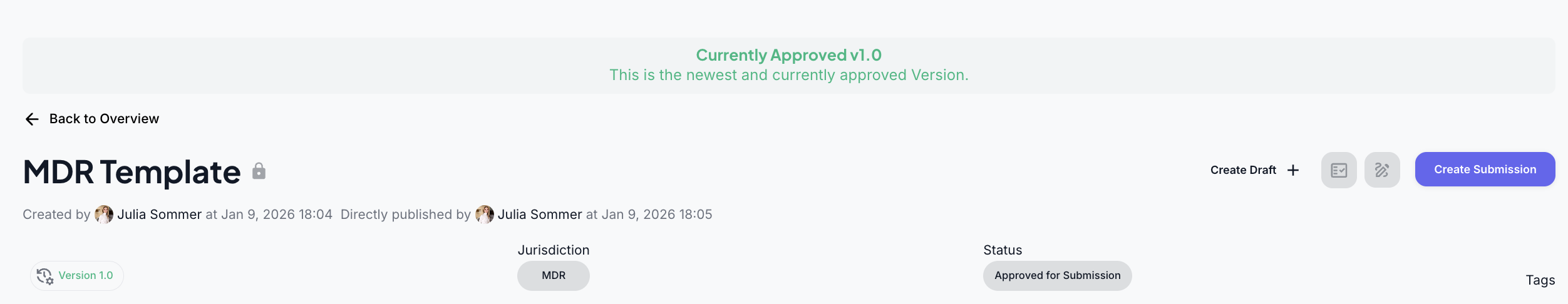 Creating a Submission