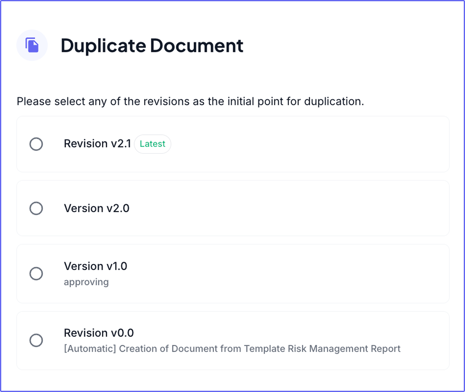 Duplicate Document