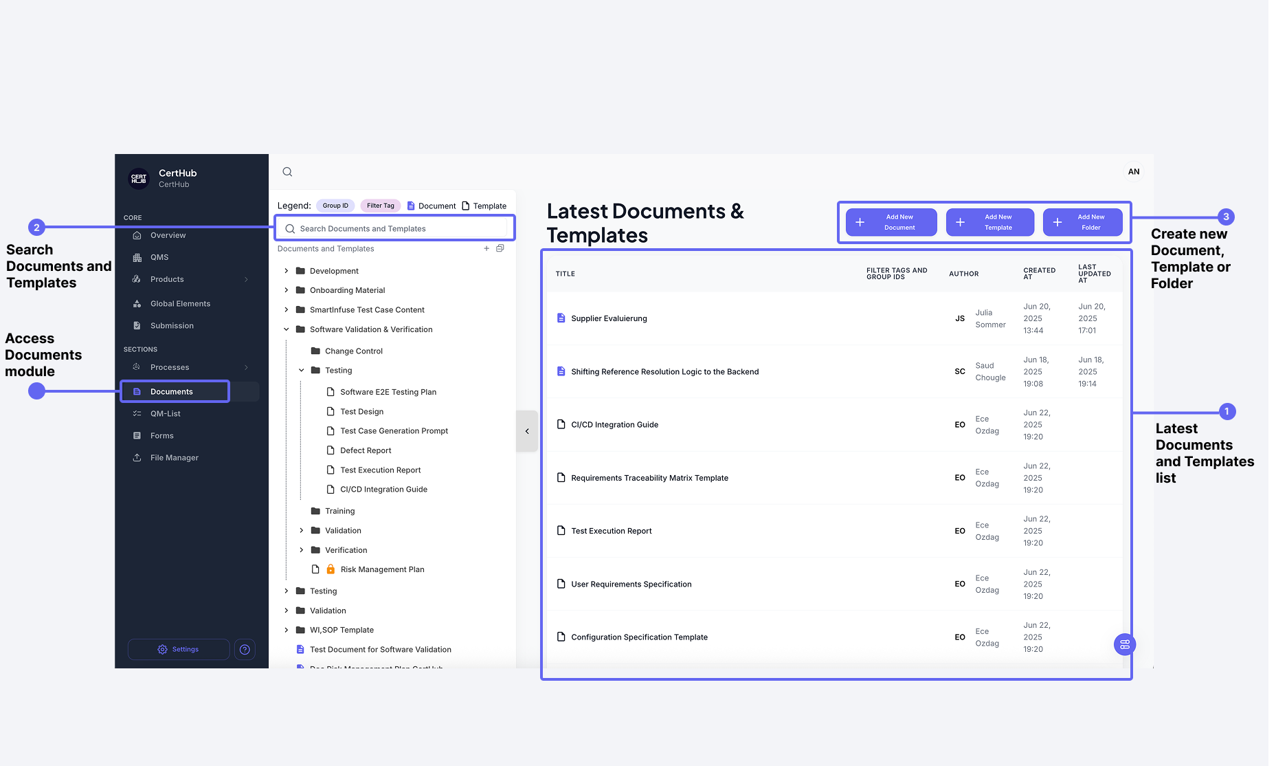 Documents Module Overview