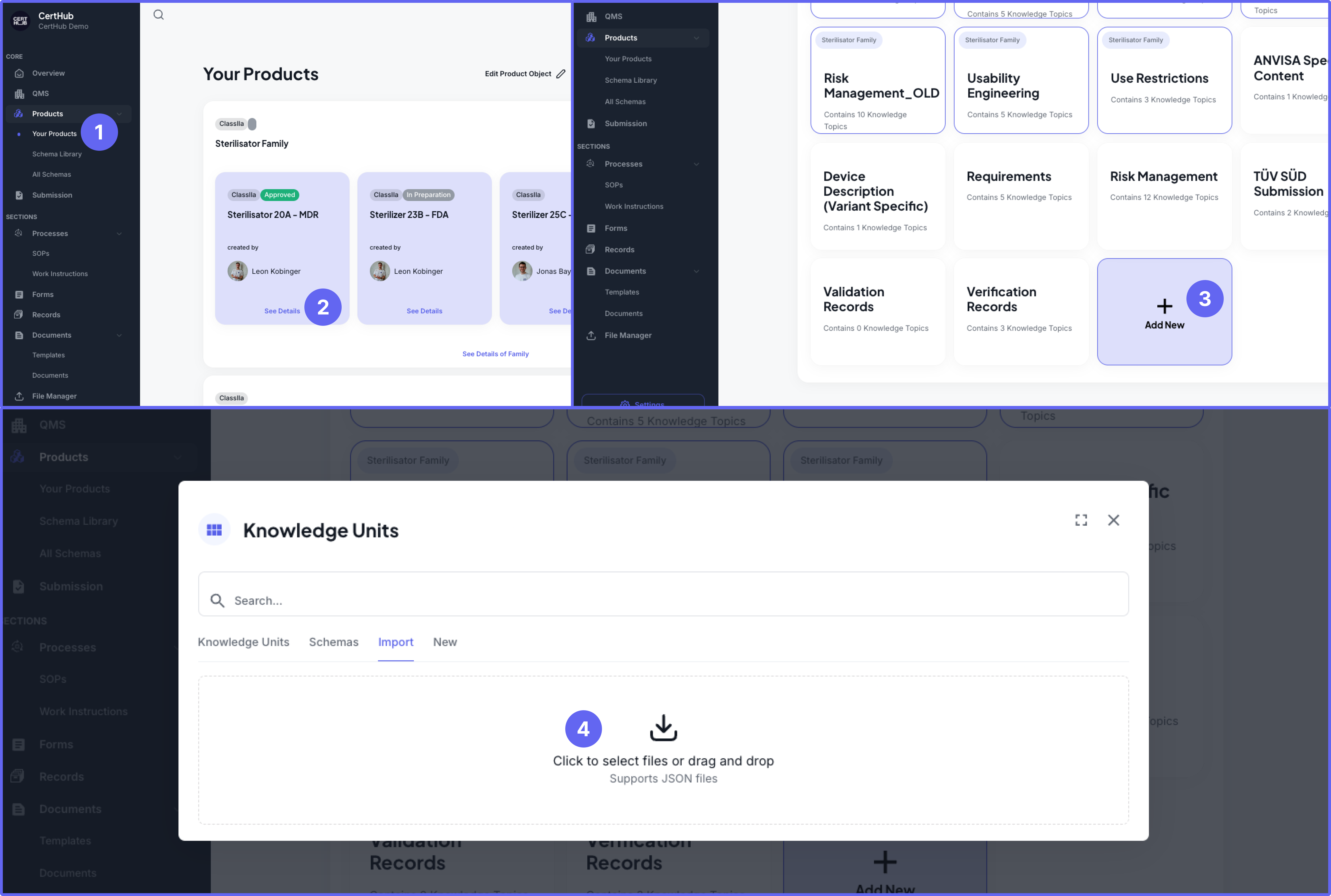Knowledge Unit Import