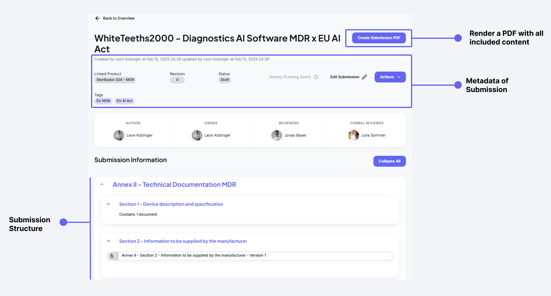 Submission Structure