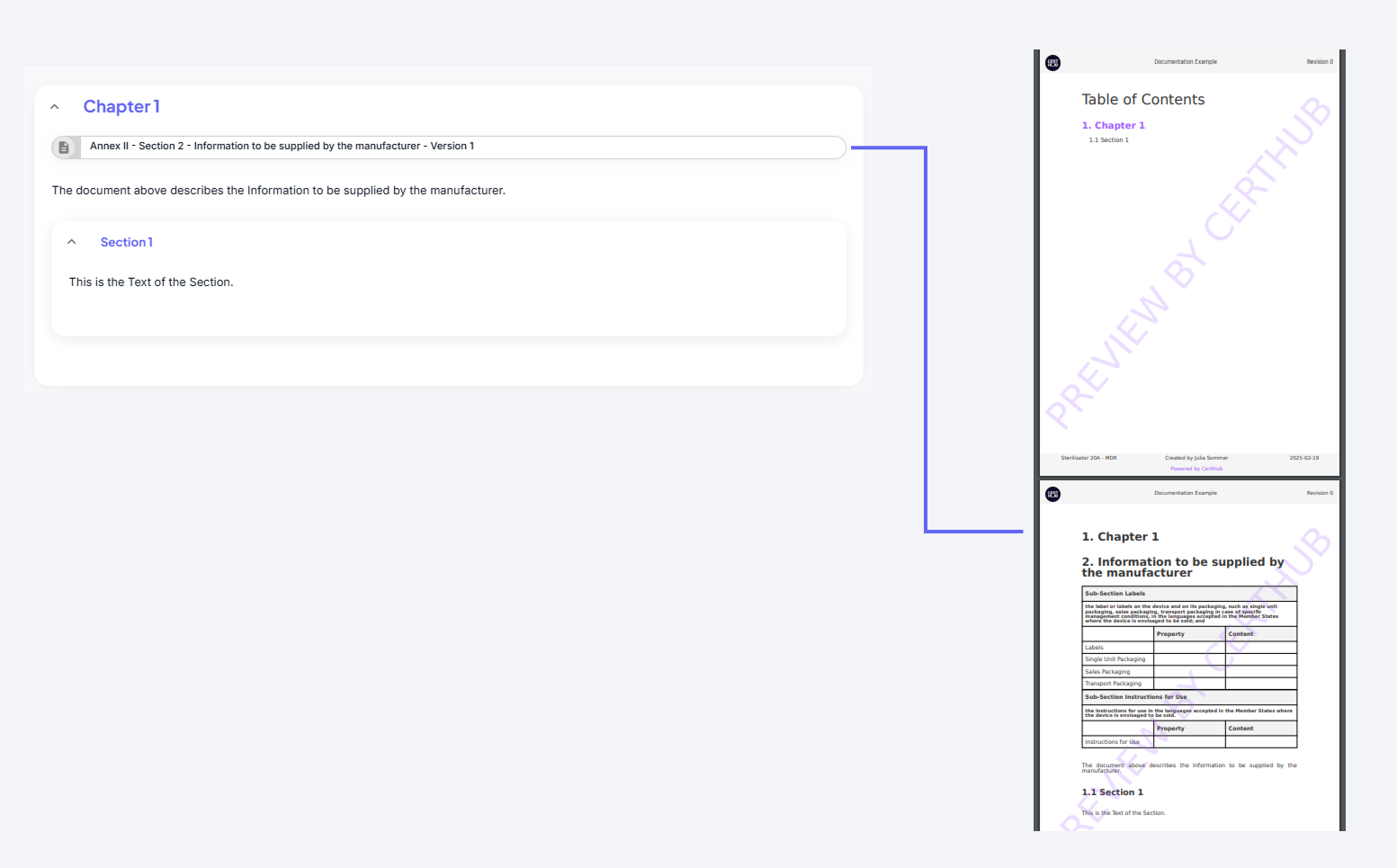 Submission Rendering